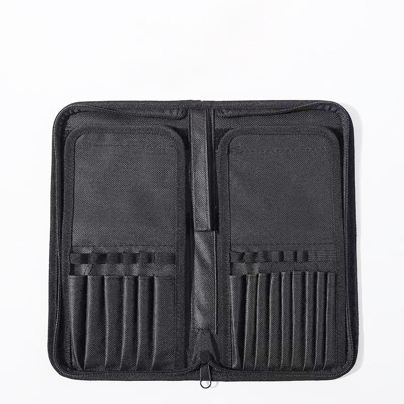 Makeup Brushes Bag Case 15-pockets Brush Holder