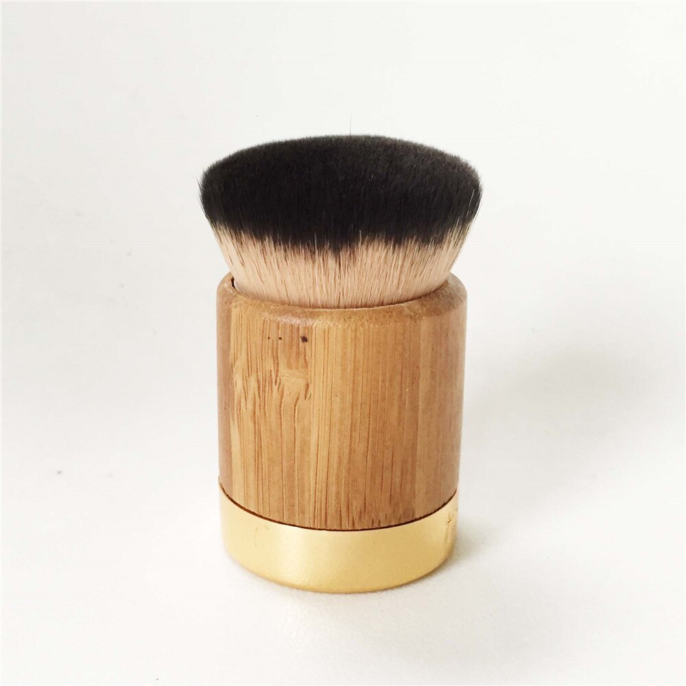 Airbuki Powder Foundation Brush - Portable Bamboo Density for Powder Blush & Foundation