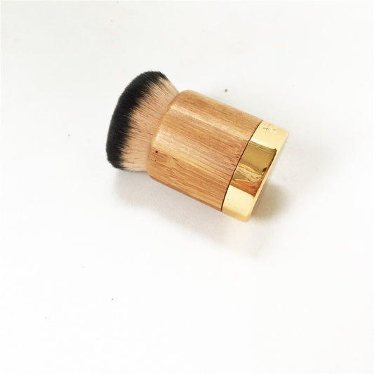 Airbuki Powder Foundation Brush - Portable Bamboo Density for Powder Blush & Foundation