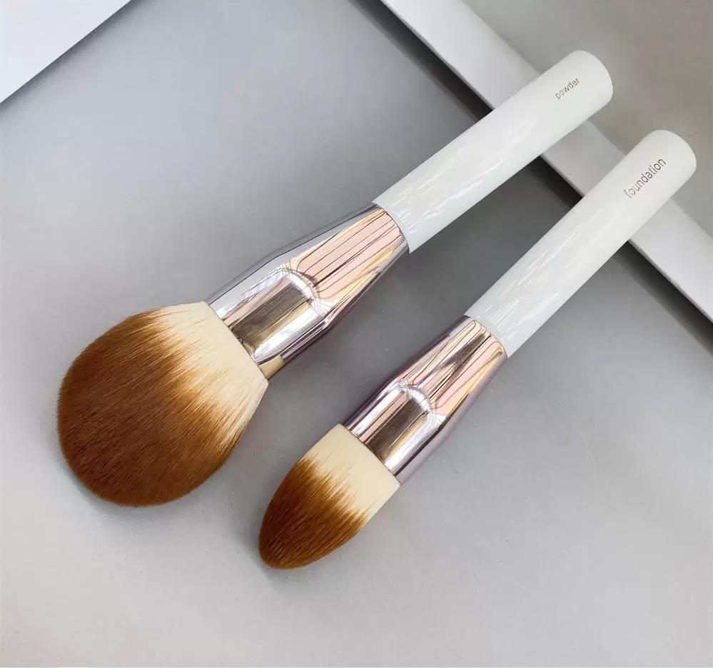 Powder + Foundation Makeup brushes Kit