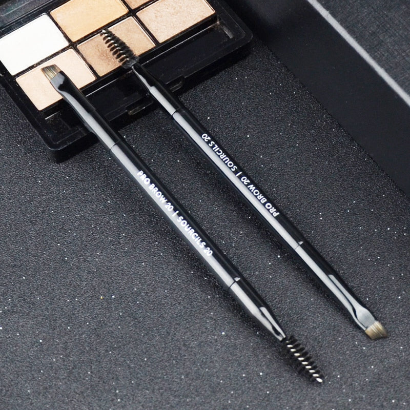 PRO Dual-Ended Brow Brush #20